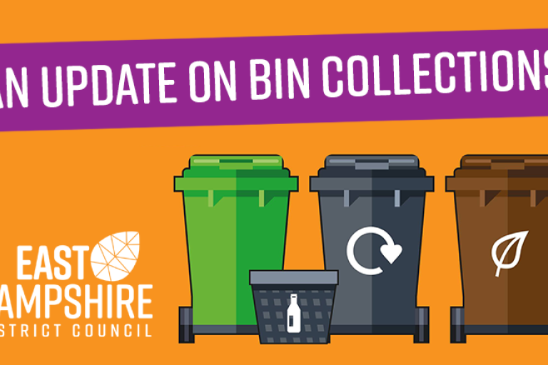 Yesterday’s bin collections were disrupted by a lorry fire East